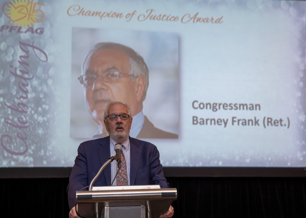 1987: Barney Frank comes out as gay